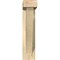Ekena Millwork Traditional Block Rough Sawn Bracket w/ Offset Brace, Douglas Fir, 4"W x 14"D x 18"H BKT0402X14X18TRA05RDF - alternate 2